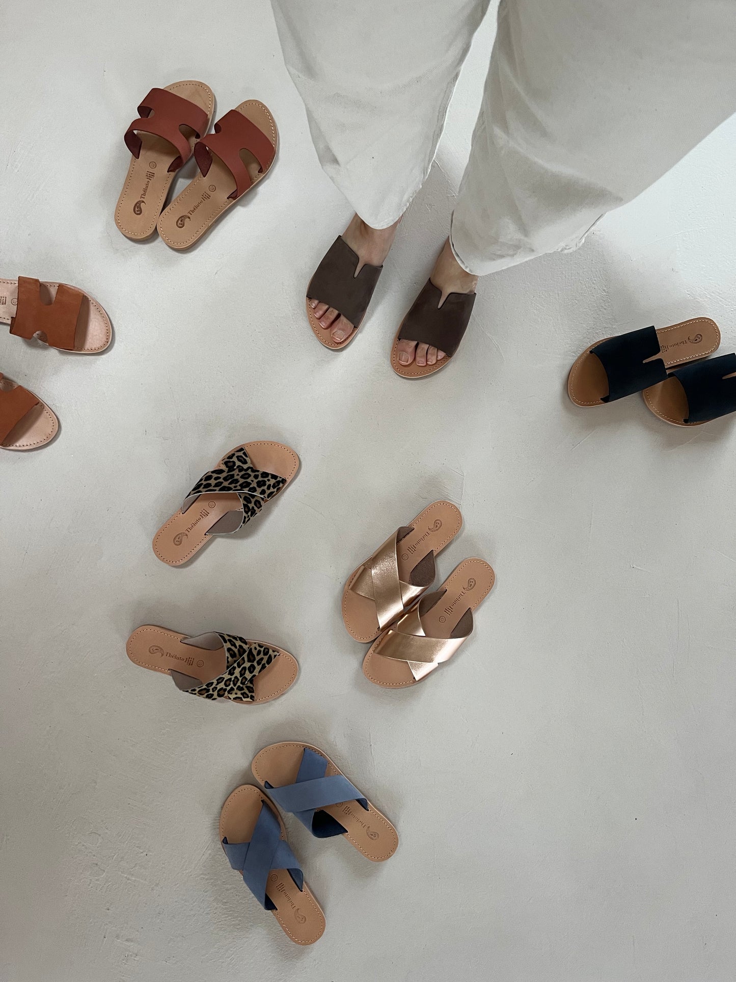 perrine slipper - nubuck marron