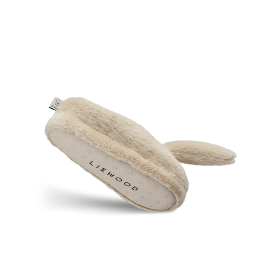 Liewood rabbit slipper creme
