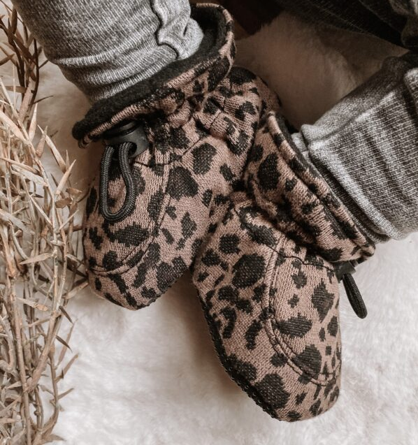 MELTON - babyslofje - leopard
