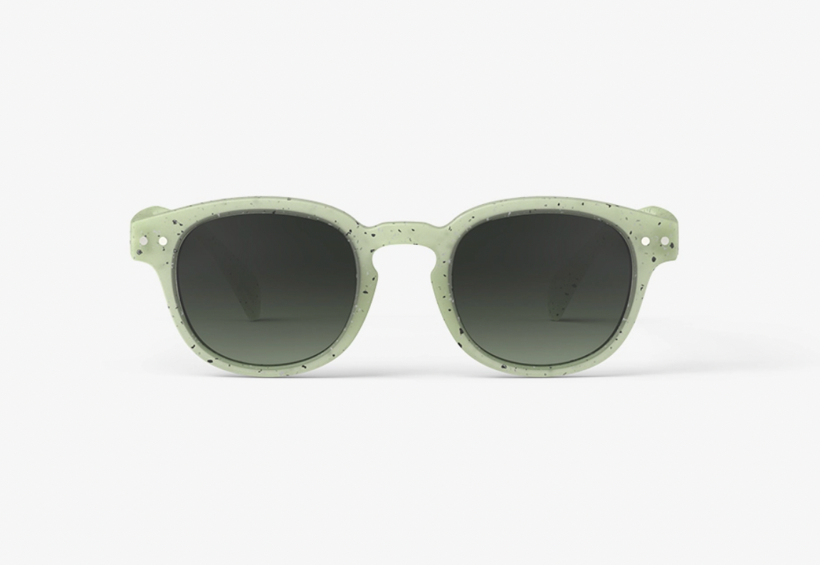 #C zonnebril - dyed green - junior