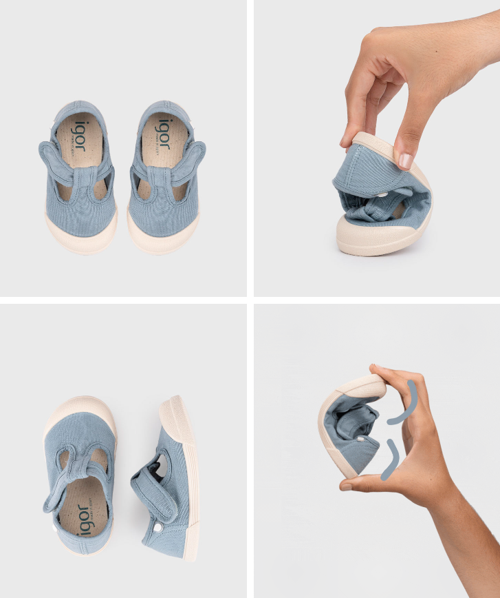 speelschoen barefoot - velcro oceano