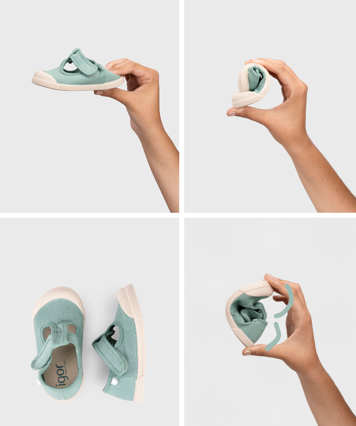 speelschoen barefoot - velcro matcha