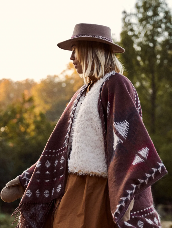 wollen hoed dames - one size
