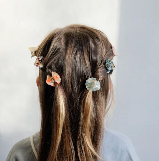 mini shell claw clips