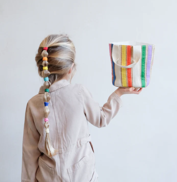 tasje, rainbow ribbon