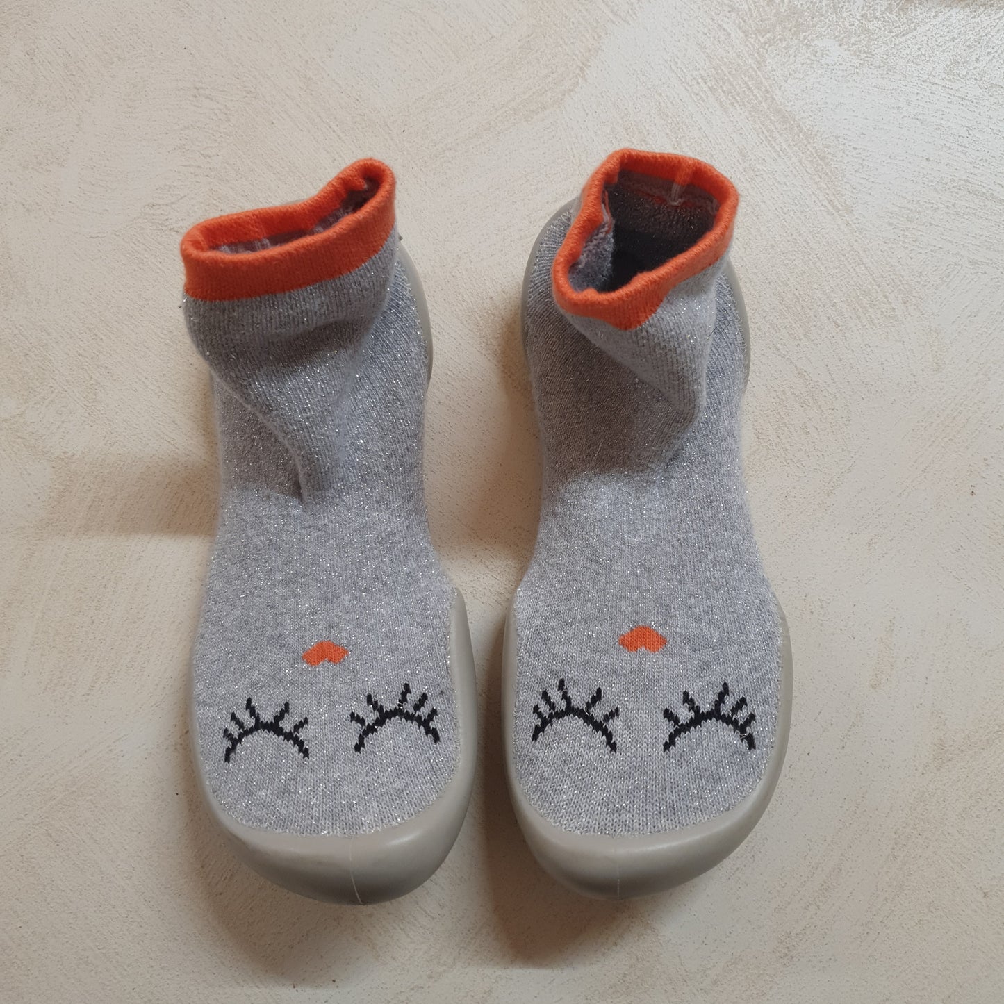 COLLéGIEN - pantoffel glitter smiley