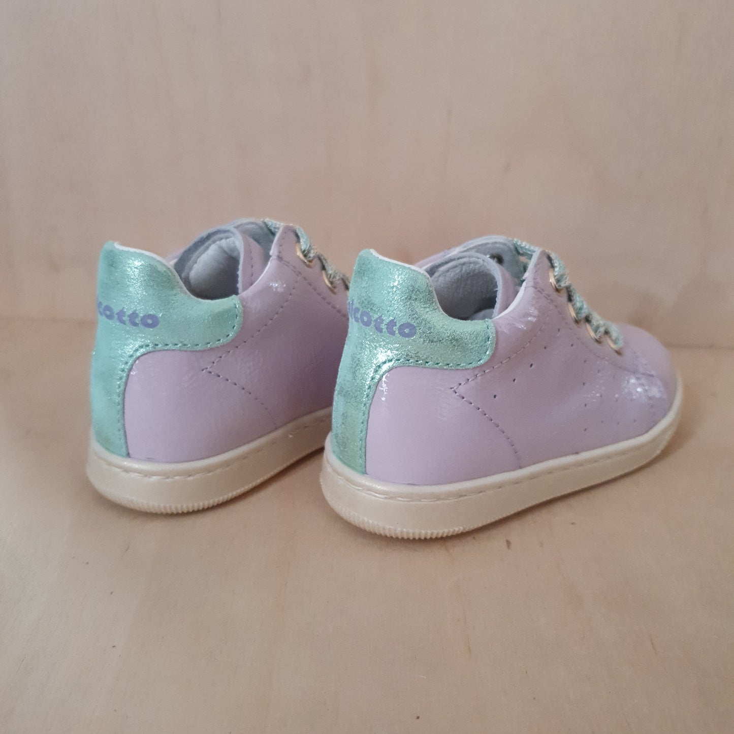 FALCOTTO - stapsneaker adam - naplak lilac caribi