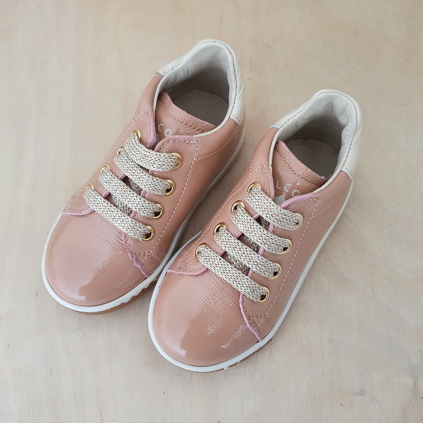 FALCOTTO - stapsneaker adam - naplak rose milk