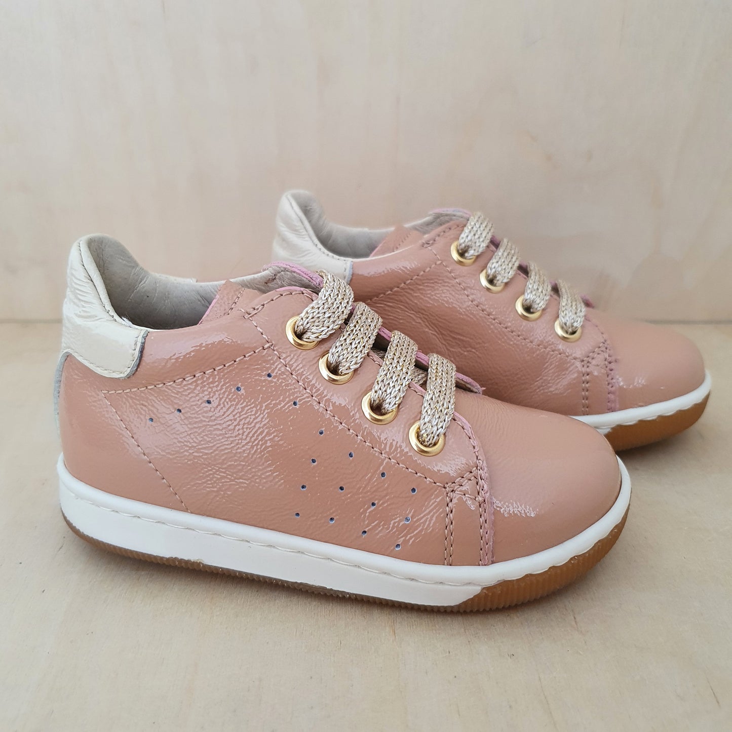 FALCOTTO - stapsneaker adam - naplak rose milk