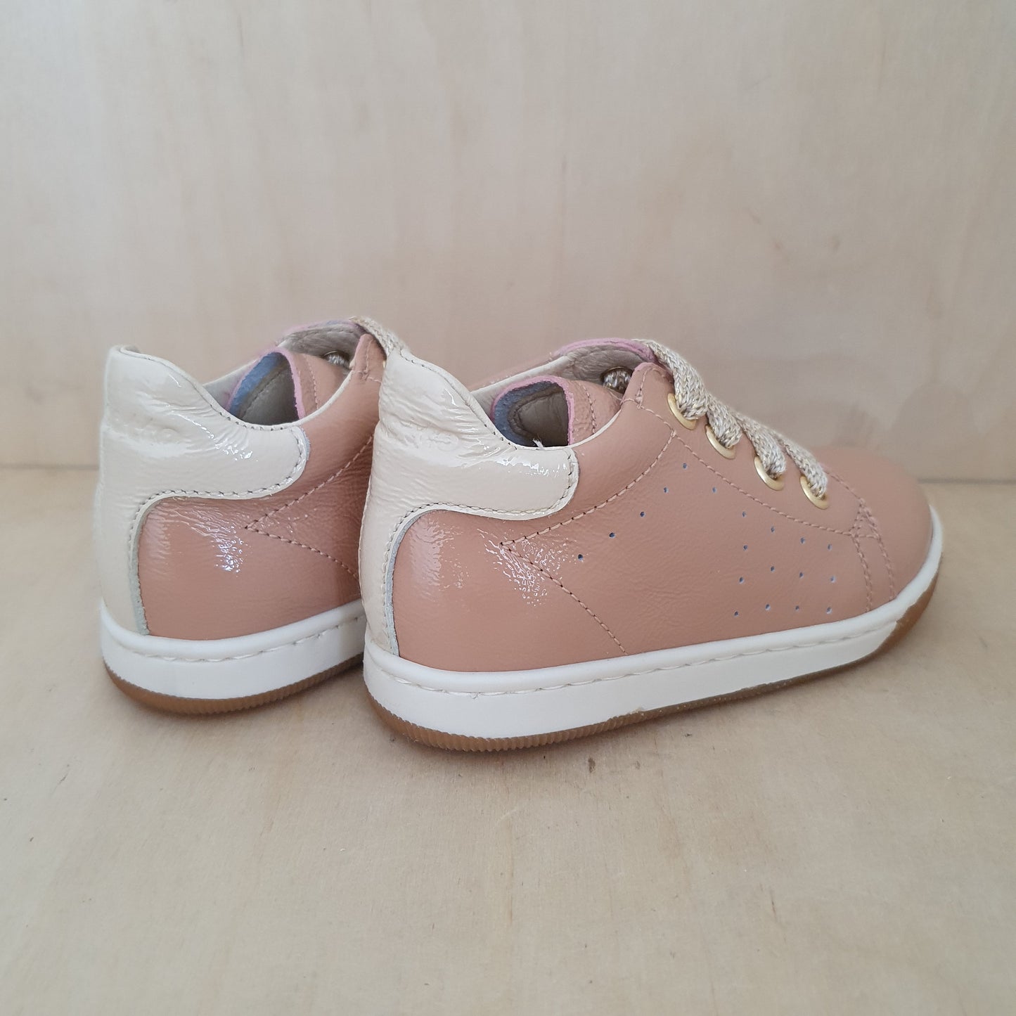 FALCOTTO - stapsneaker adam - naplak rose milk