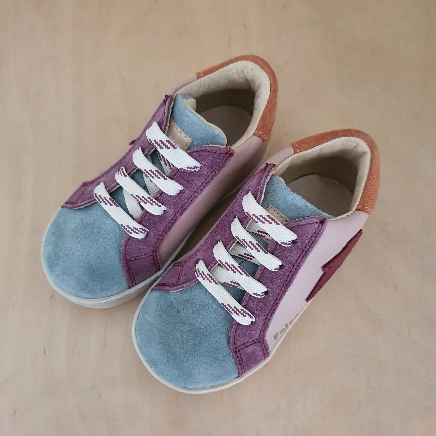 FALCOTTO - stapsneaker alnoite high - eyelets artic cipria