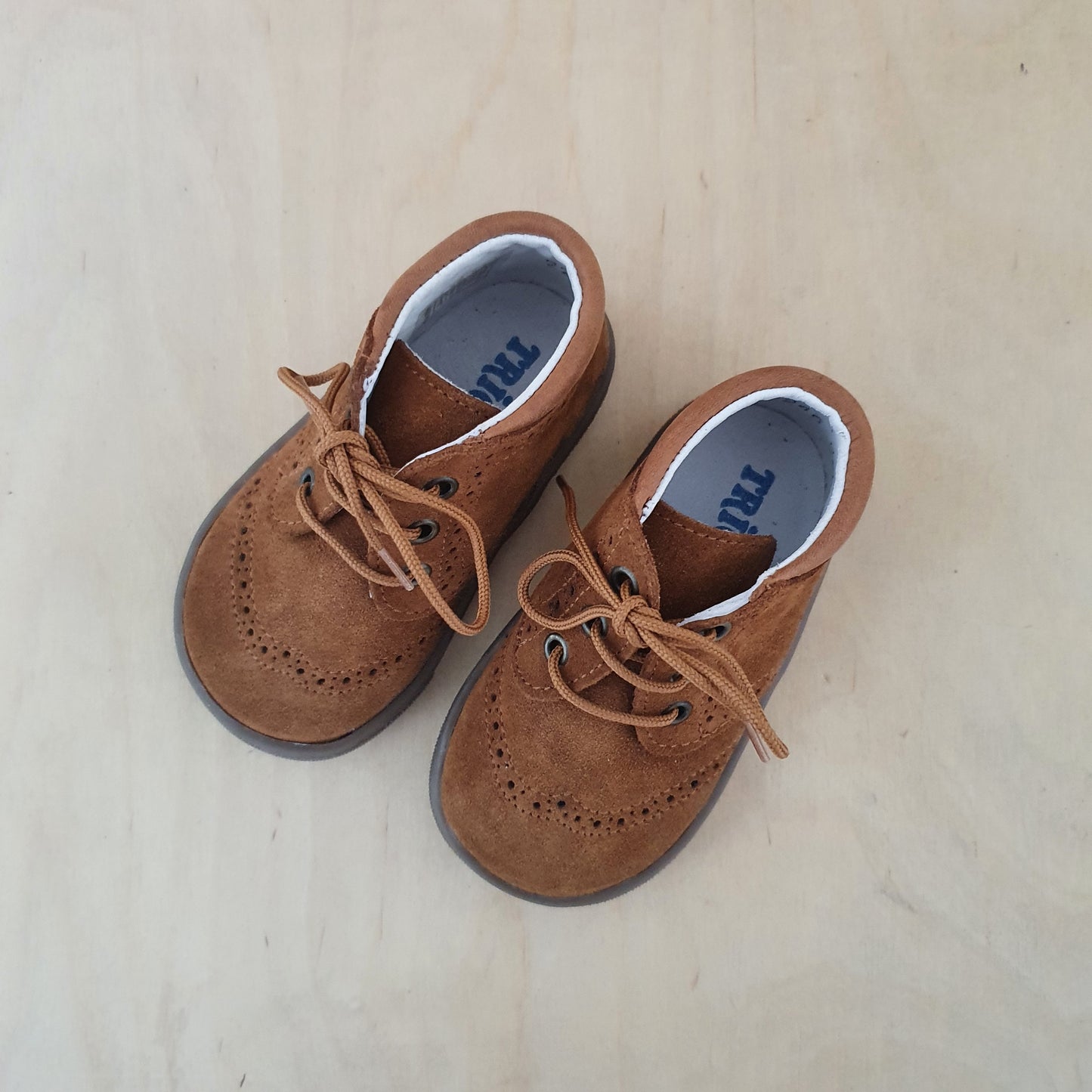 stapschoen - bruin suede