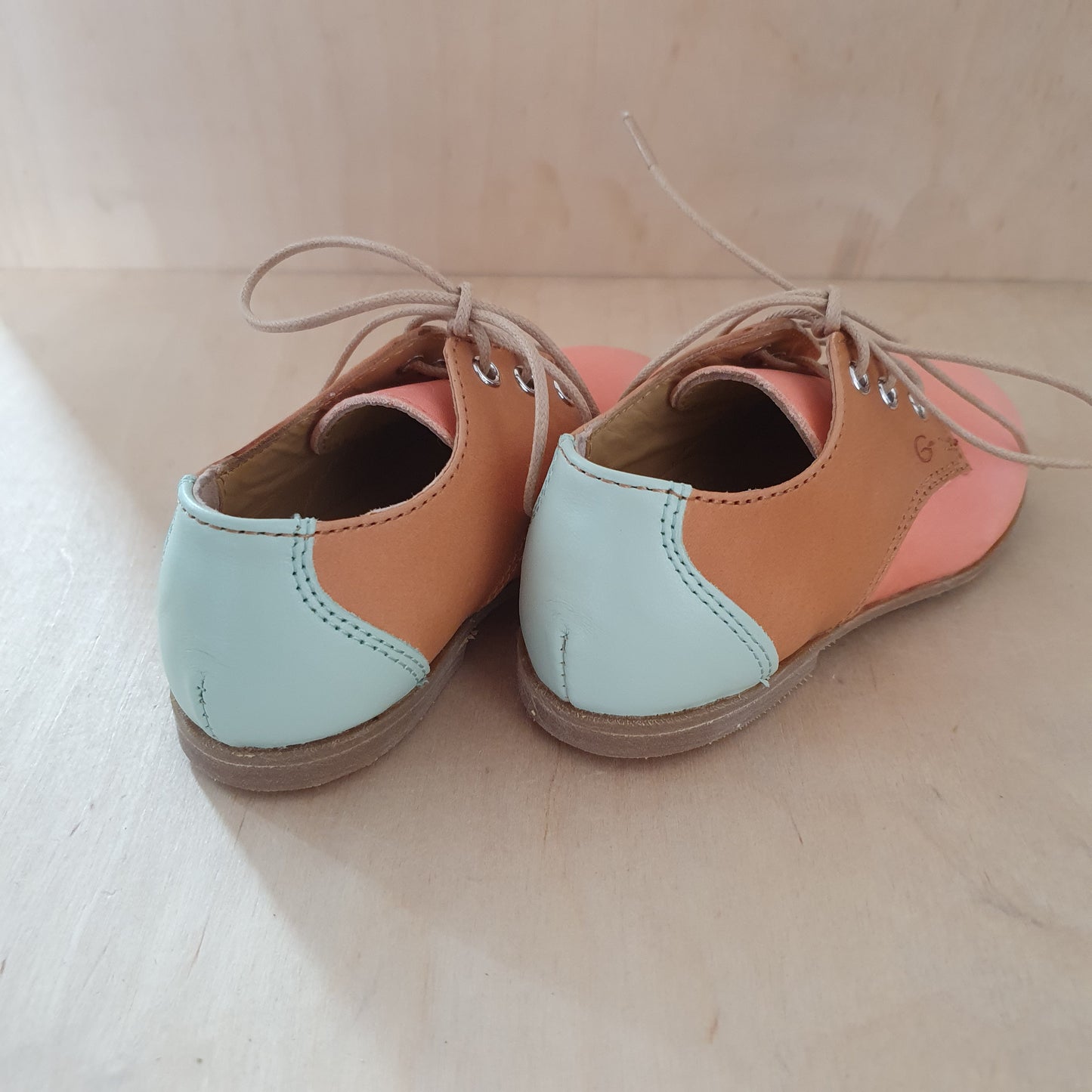 GALLUCCI - veterschoen fragola camel en mint