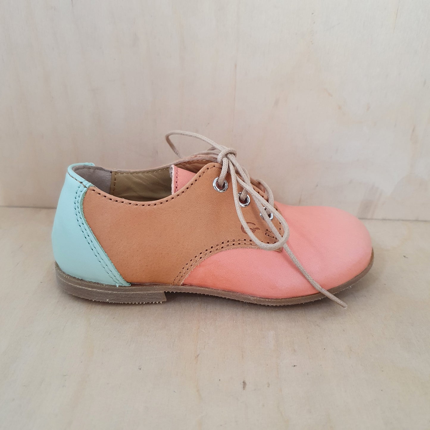GALLUCCI - veterschoen fragola camel en mint