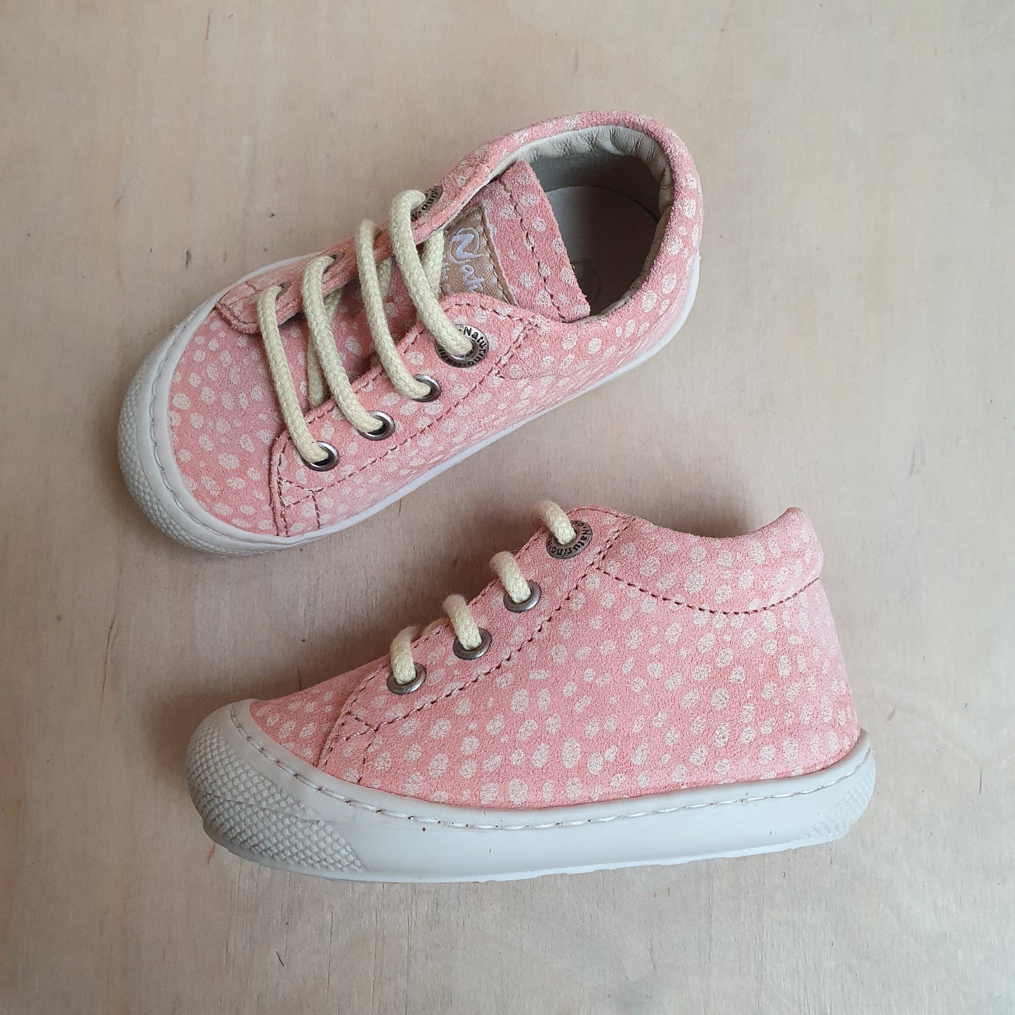 NATURINO - cocoon - suede pony salmon