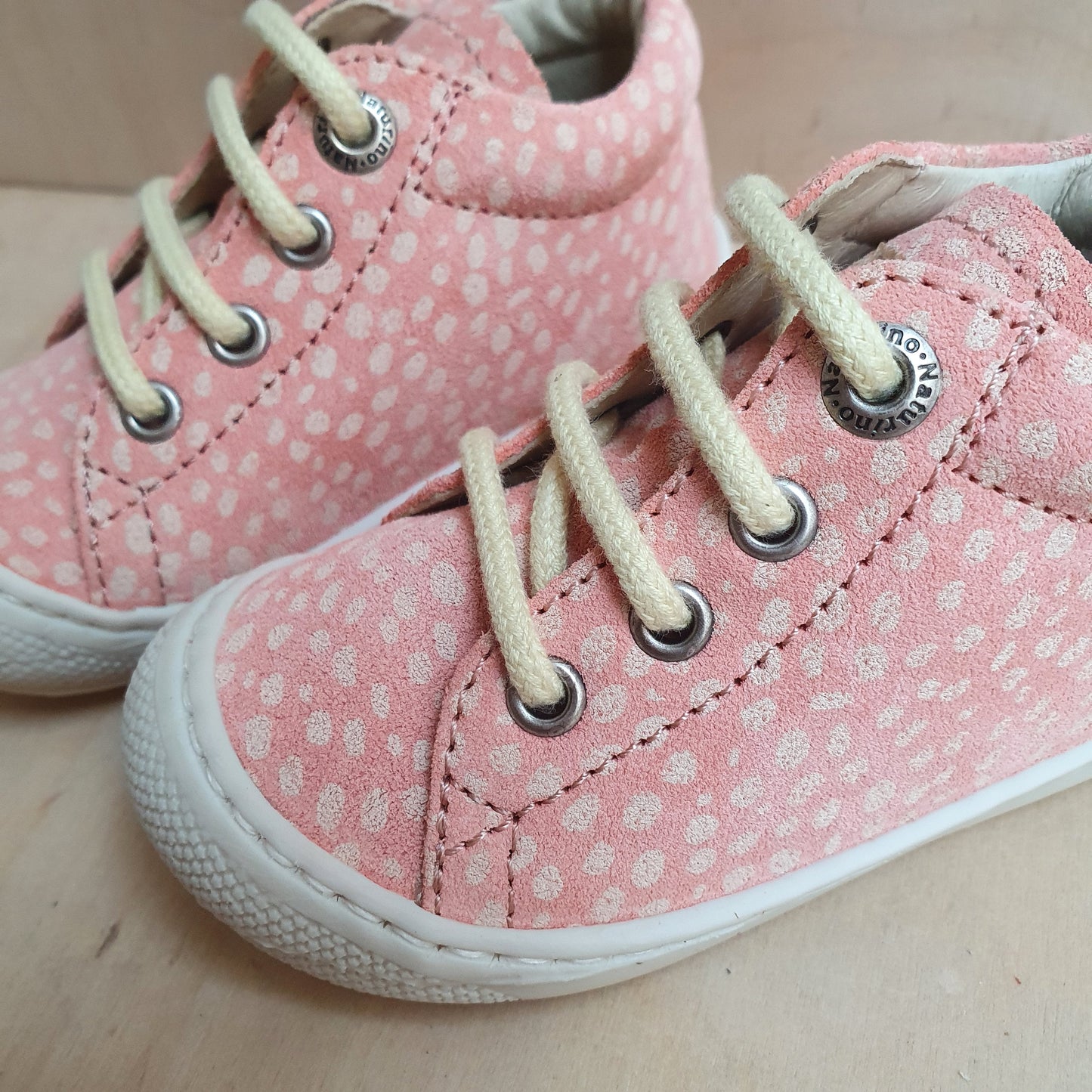 NATURINO - cocoon - suede pony salmon