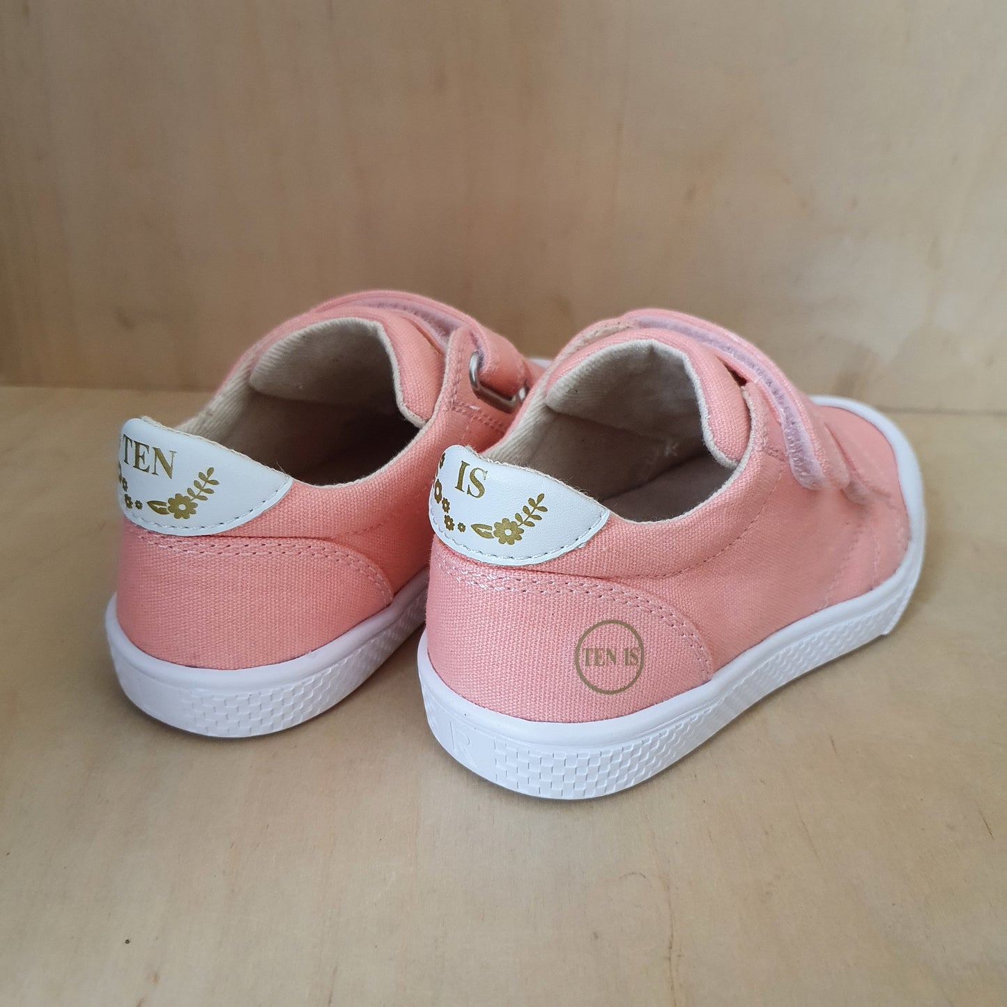 10IS - sneaker canvas velcro - rose pearl