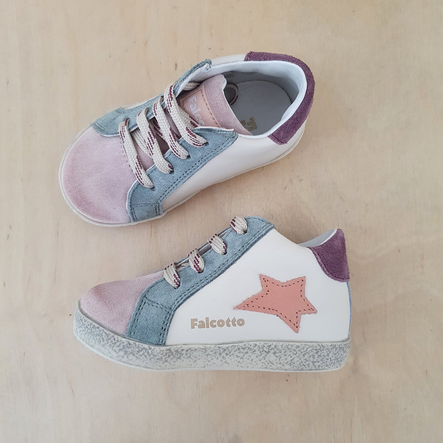 FALCOTTO - stapsneaker alnoite - cipria milk magnolia