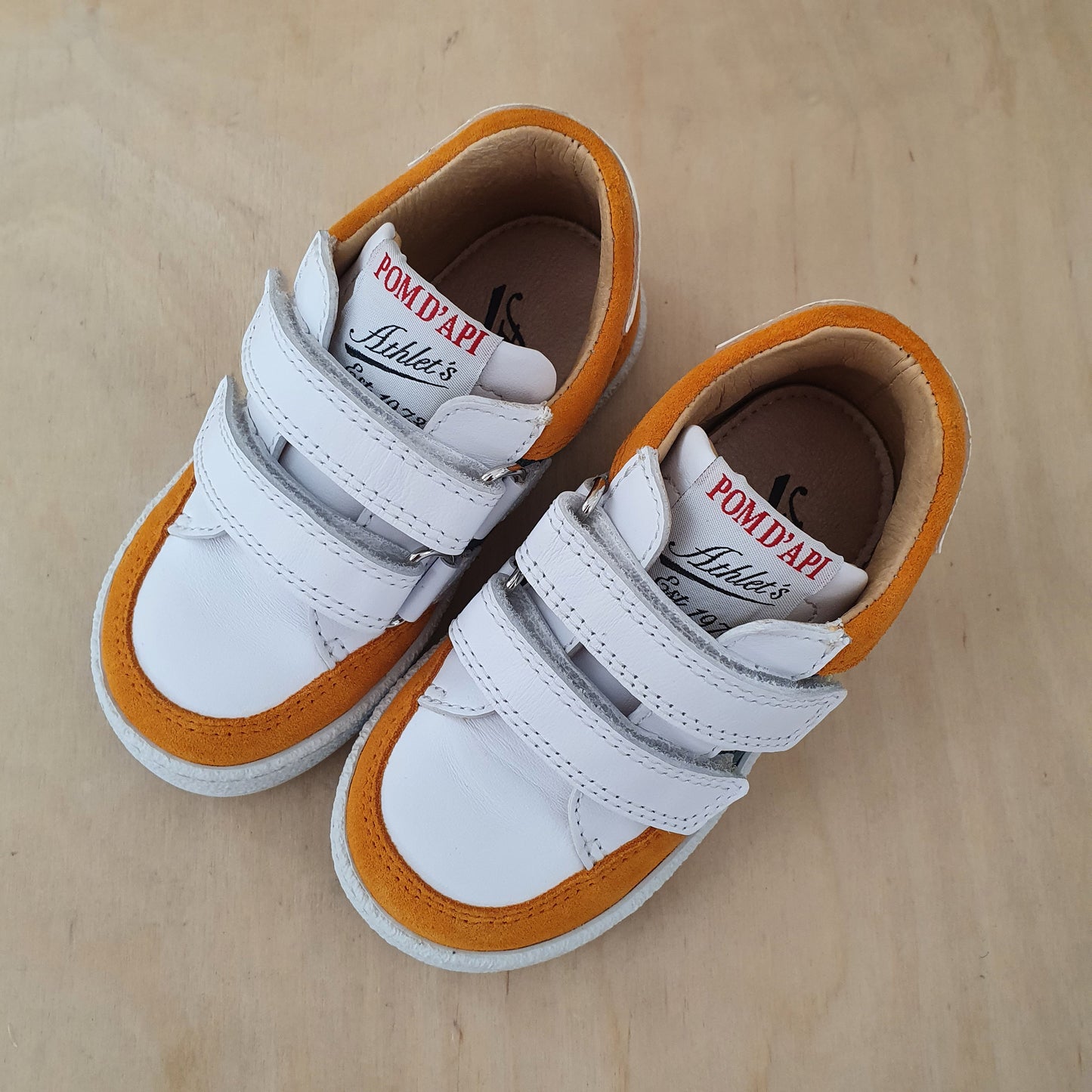 POM D'API - sneaker mousse easy racing - forest jaune