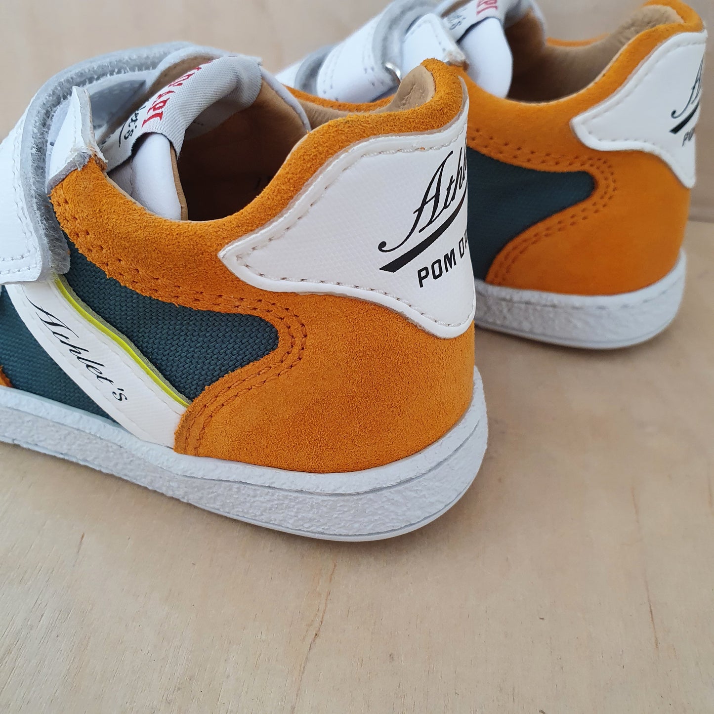 POM D'API - sneaker mousse easy racing - forest jaune