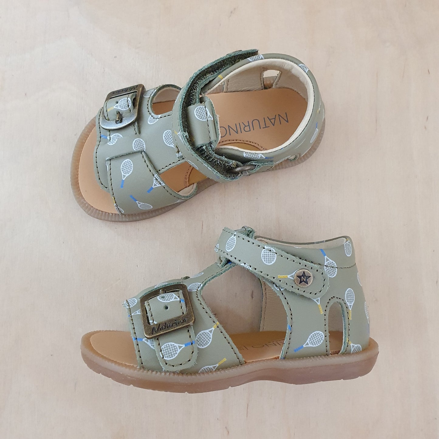 NATURINO - stapsandaal quarzo - tennis stone