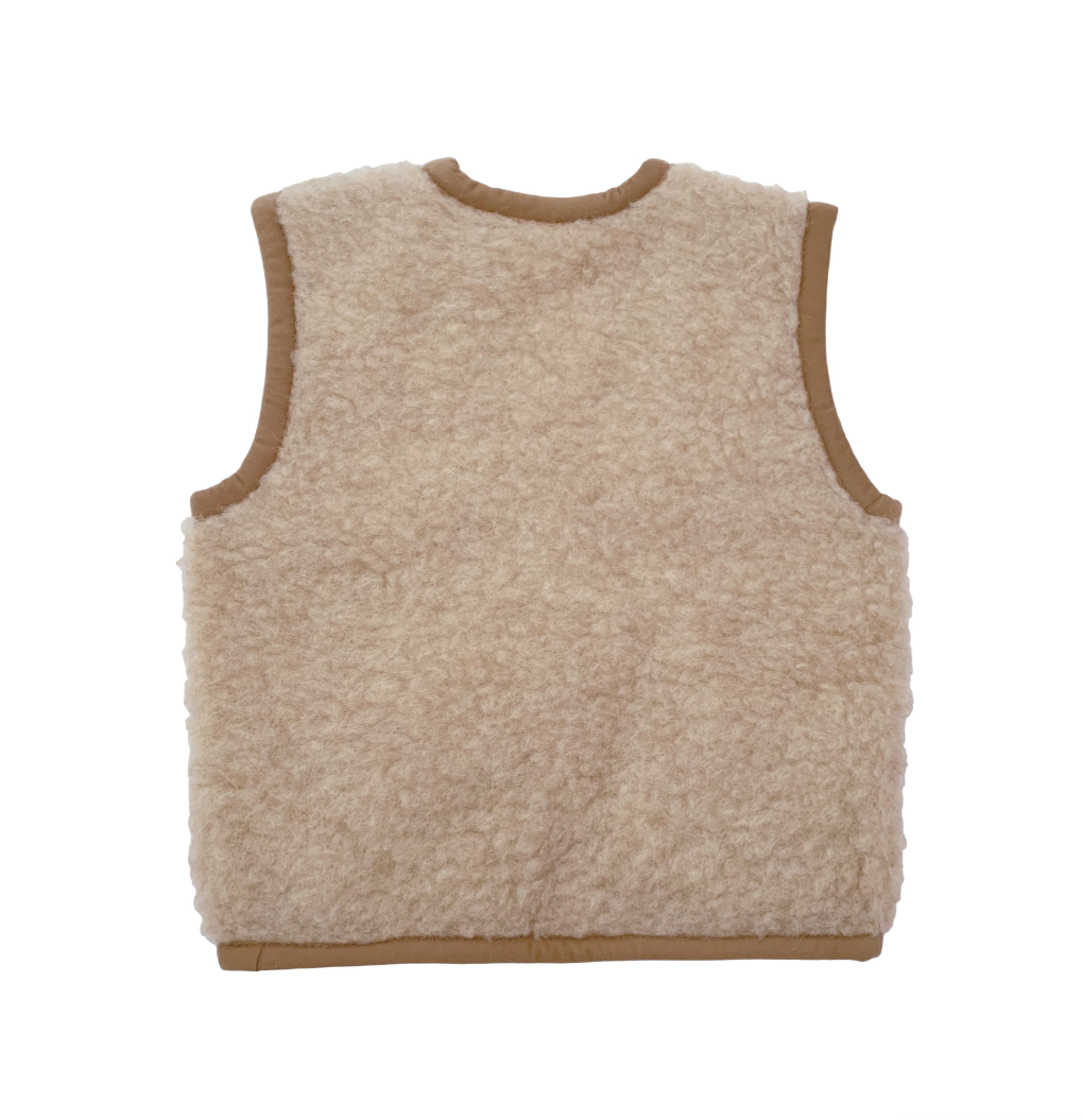 ALWERO - kids bodywarmer alpen junior - beige