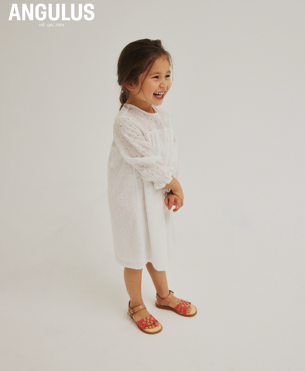 ANGULUS - sandaal met gesp - dark peach/light coral