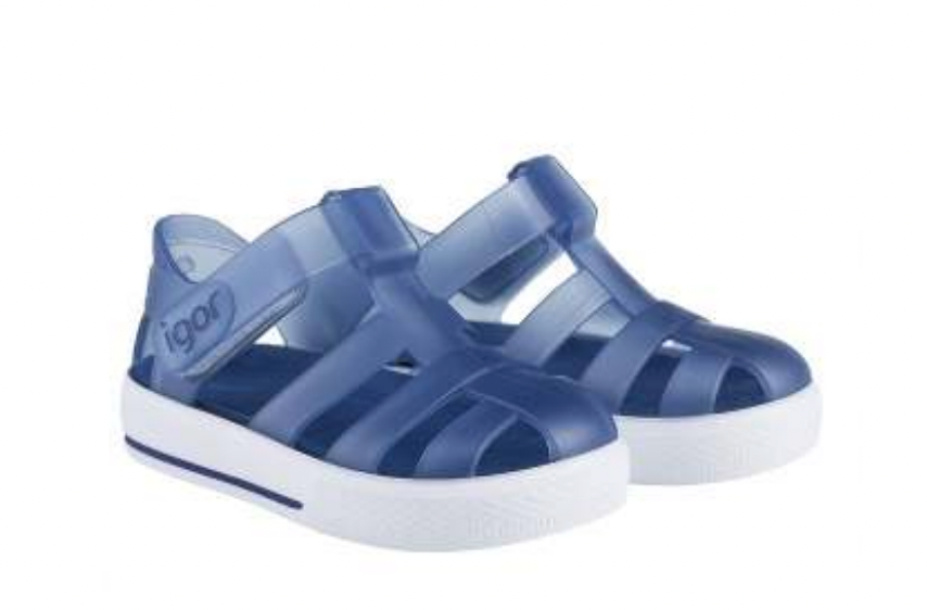 watersandalen - marine blauw
