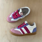 harry sneaker - licht en donker roos, lila