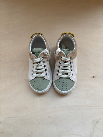 Falcotto sneaker leaf milk sand suede