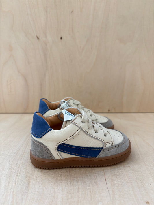 Ocra eerste stapper sneaker ron smog blauw wit