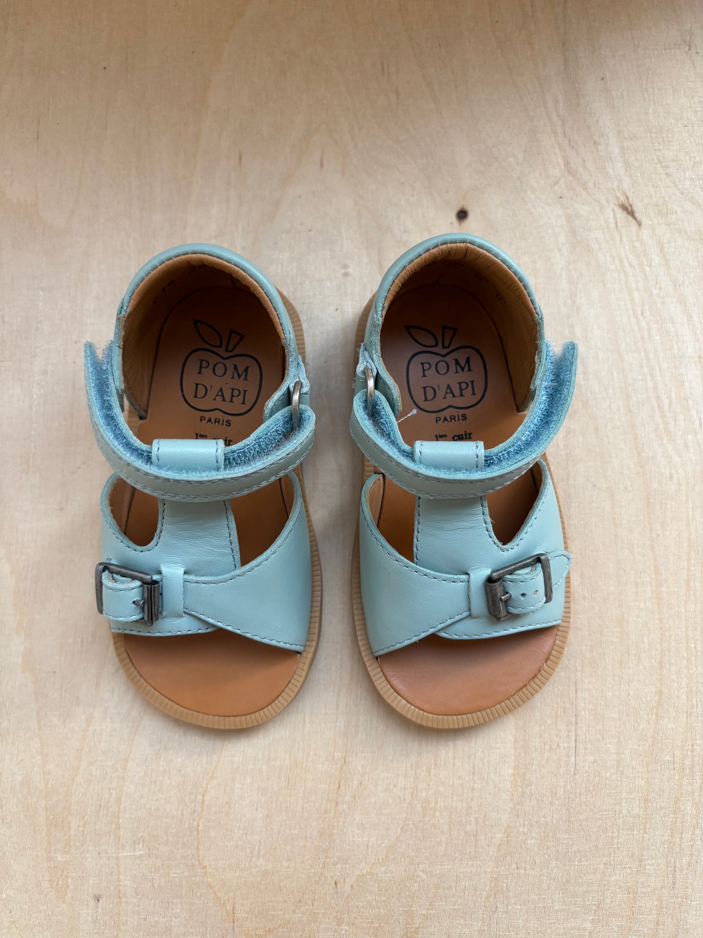 Pom d'api stapsandaal poppy easy light green