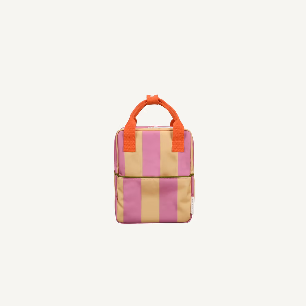 Sticky lemon backpack small stripes rosebay pink