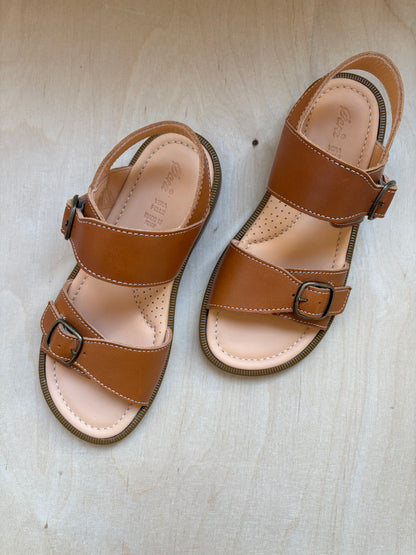 Ocra Sandaal Lou bruin leder