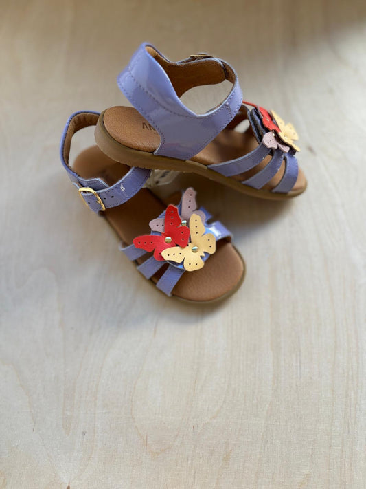 Angulus sandaal multi colour butterfly