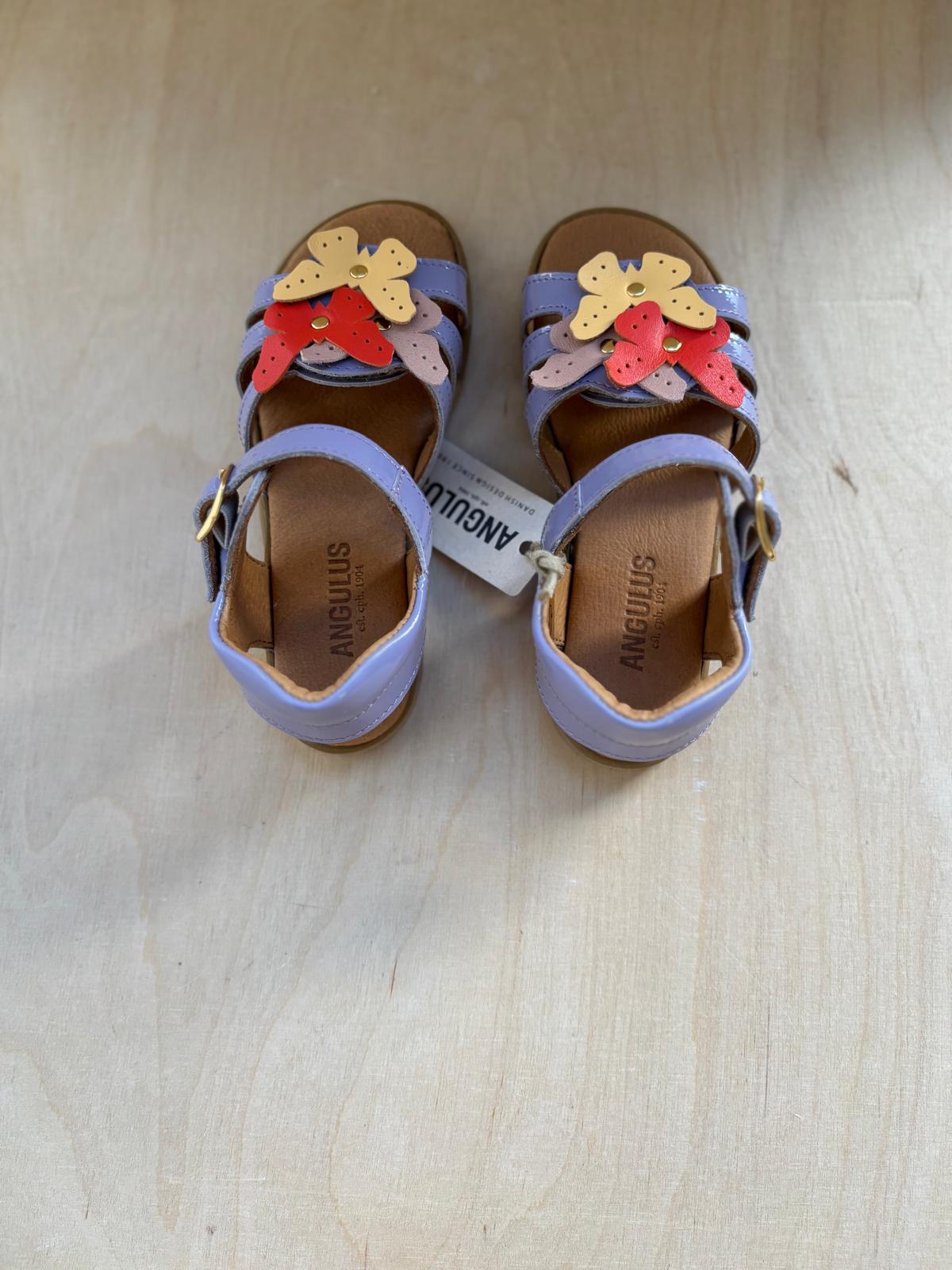 Angulus sandaal multi colour butterfly