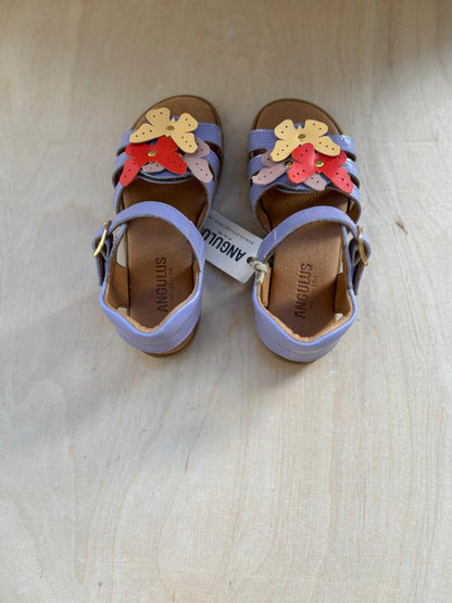 Angulus sandaal multi colour butterfly