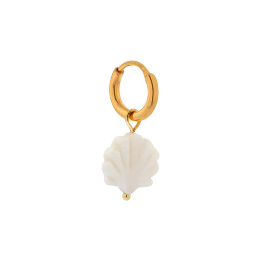 Shelly hoop gold