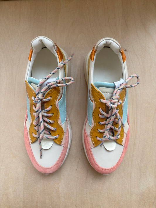 Ocra runner roze blauw (laatste 36)