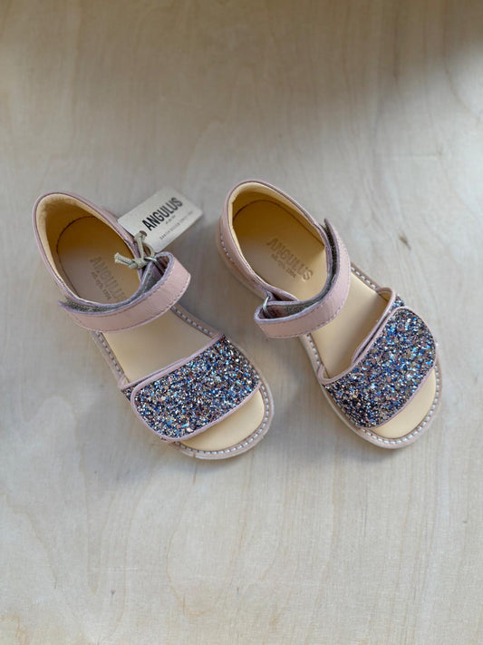 Angulus sandaal roze multi glitter