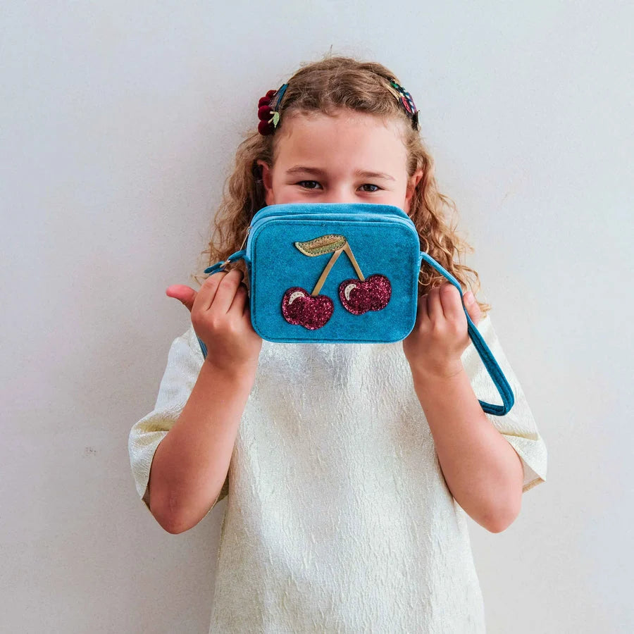 Velvet cherries bag