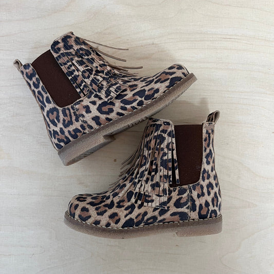 boot franjes - leopard