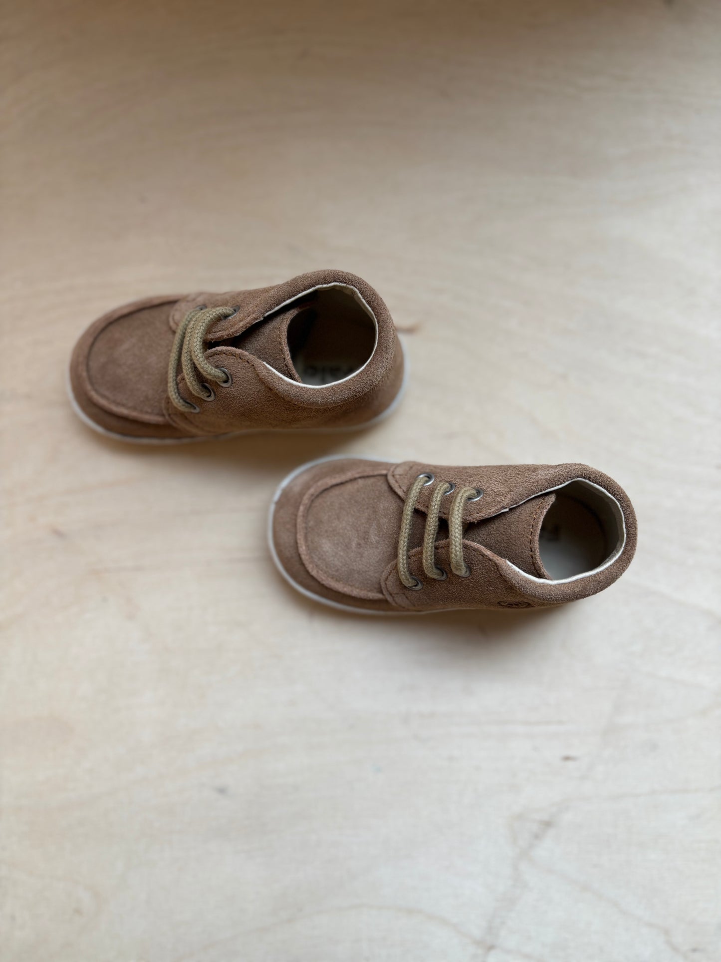 Falcotto sneakertje bruin suede