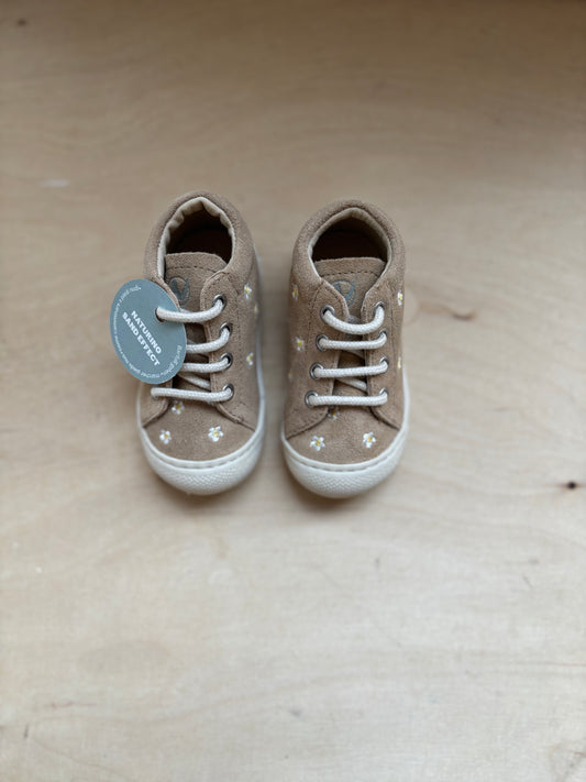 Naturino eerste stapper cocoon suede daisies