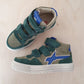 W6YZ - hightop sneaker velcro - groen, blauw