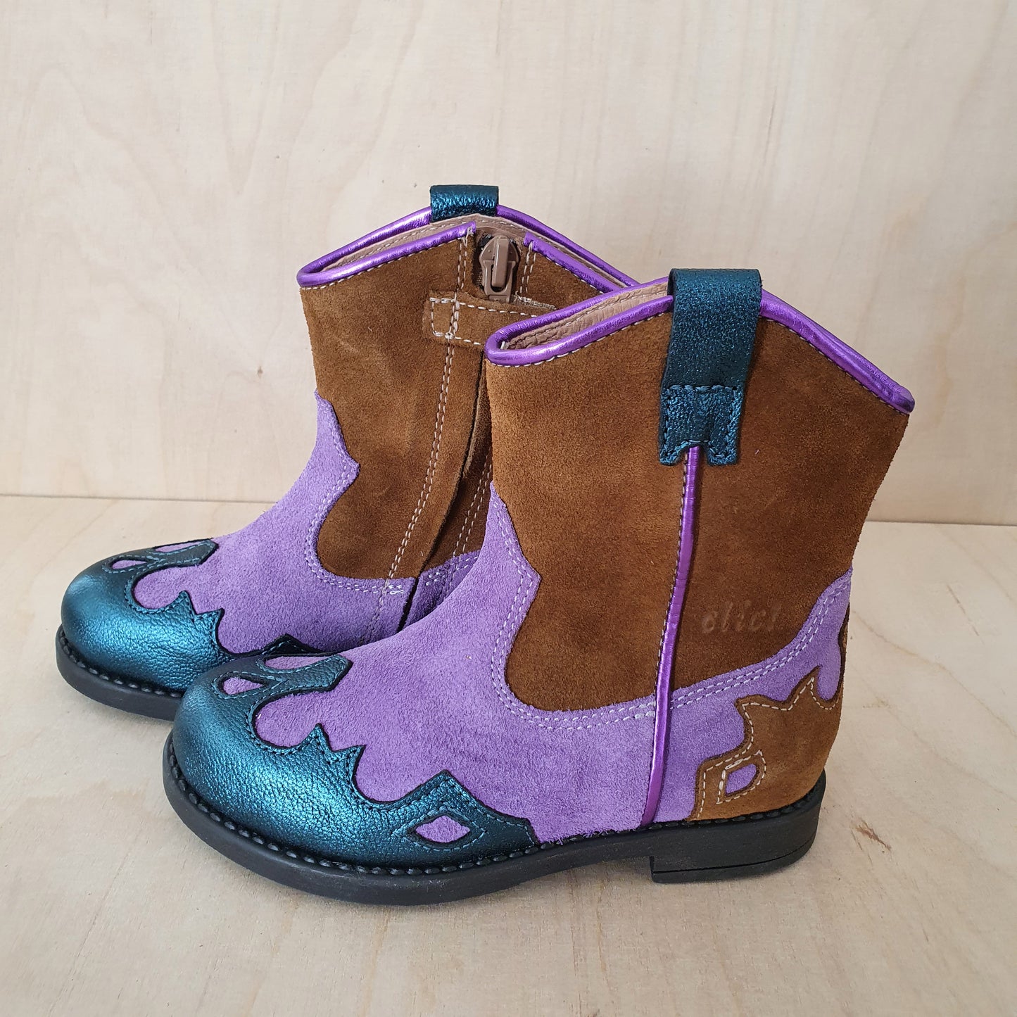 CLIC - cowboy boot - purple