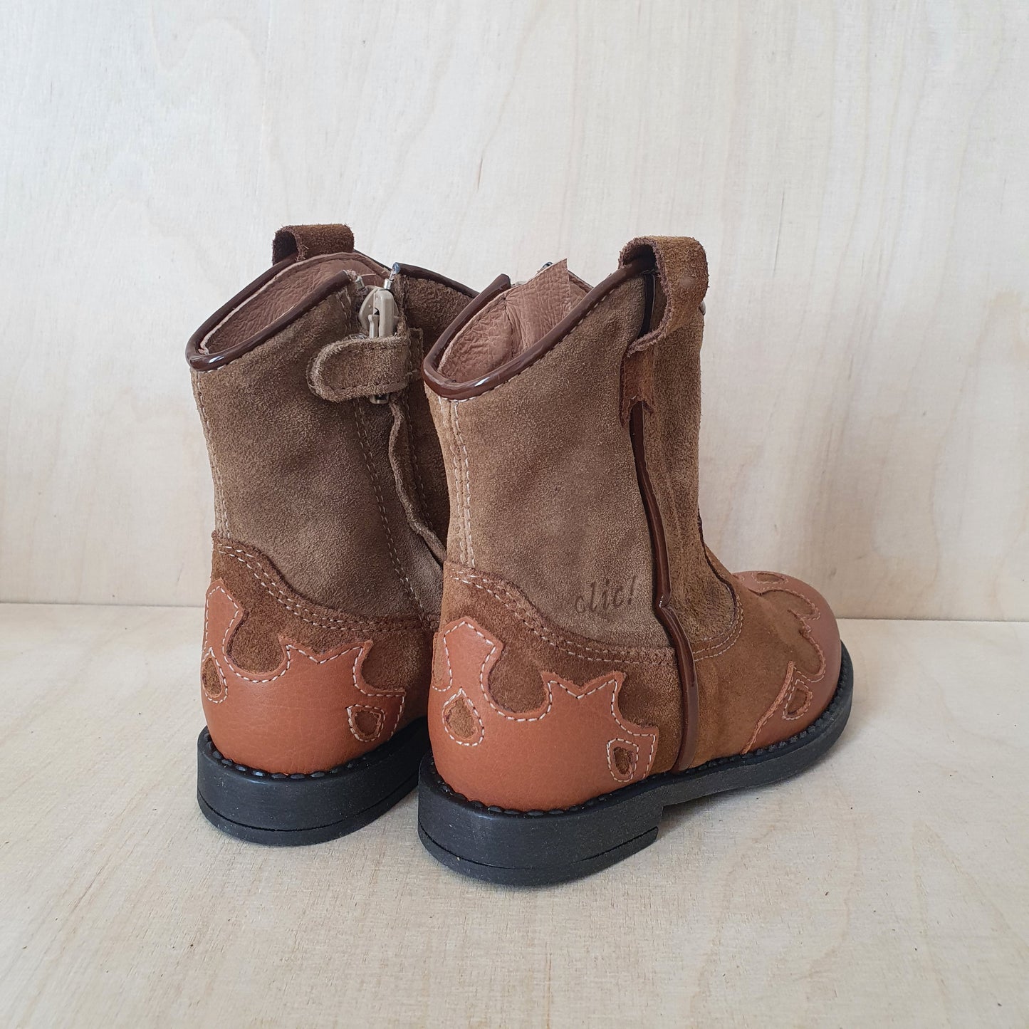 CLIC - cowboy boot - brown