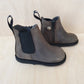 chelsea boot - groen gevet leder / zwarte zool