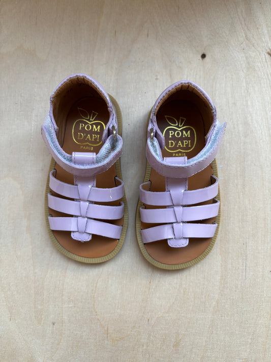 Pom d'api stapsandaal - poppy strap lila
