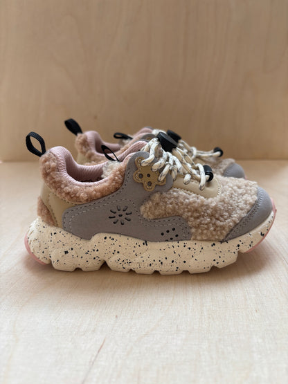 Flower mountain teddy sand - beige